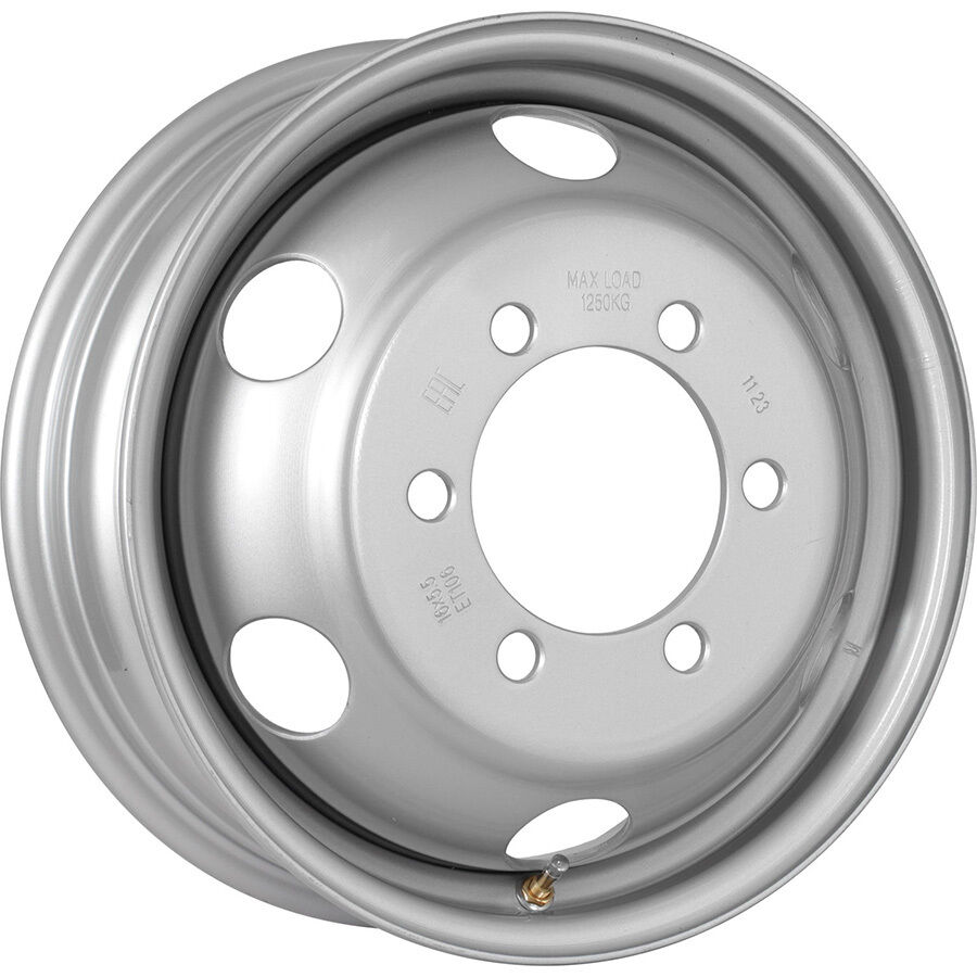 Topu (SRW) 3165582 R16x5.5 6x170 ET106 CB130 Silver с вентилем, 1000 кг(Мятый обод)*