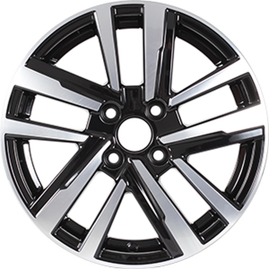 КиК Хант R15x6 4x100 ET46 CB54.1 Almaz_black (Задир на ободе)*