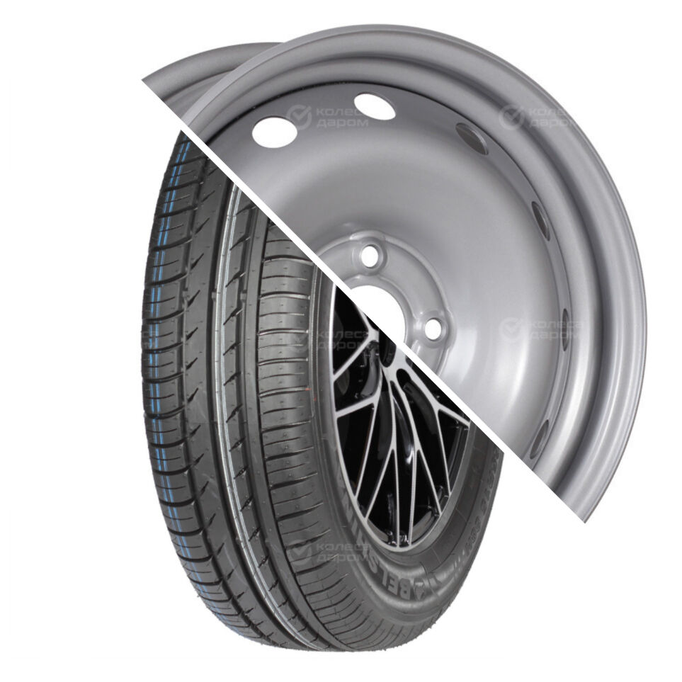 Белшина BEL-280 Artmotion R15 185/65 88H + Тольятти Largus Logan R15x6 4x100 ET50 CB60.1 Silver R15 185/65 88H + R15x6 4x100 ET50 CB60.1 Silver