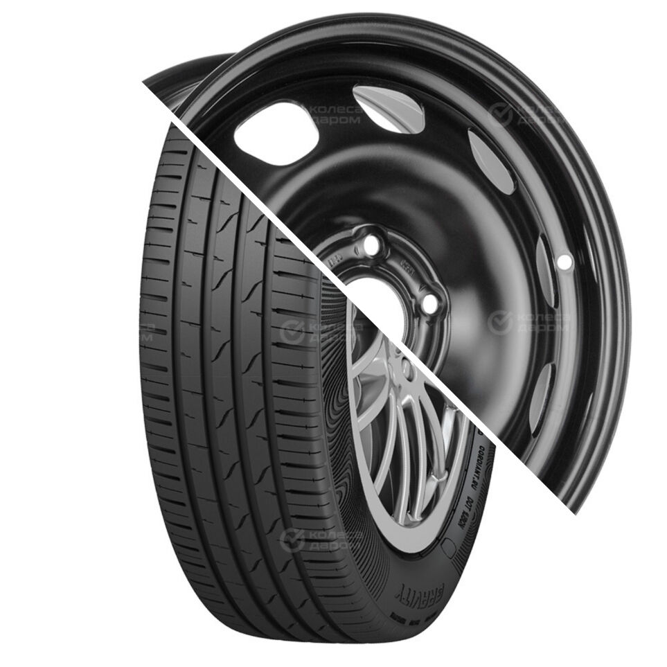 Cordiant Gravity R16 205/55 94V    () + 16003 R16x6.5 5x114.3 ET50 CB66.1 Black  Gravity R16 205/55 94V     + 16003 R16x6.5 5x114.3 ET50 CB66.1 Black