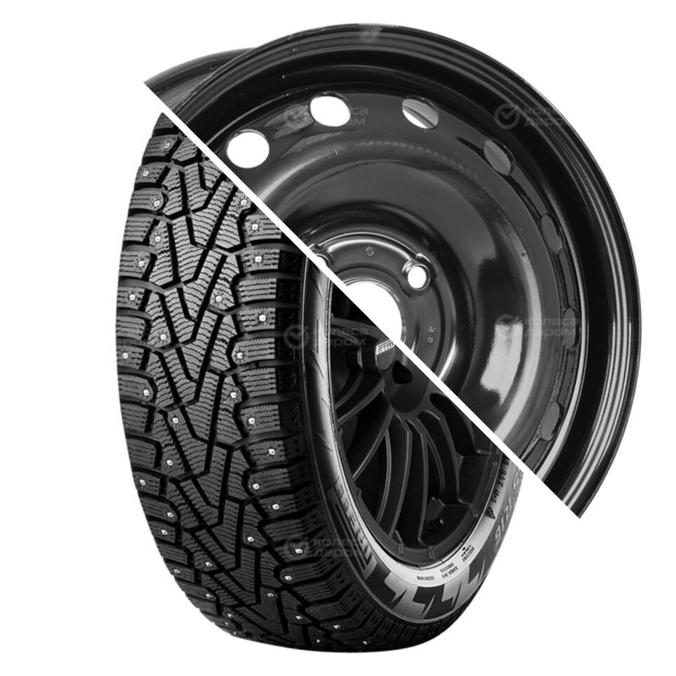Winter Ice Zero R15 185/65 92T XL шип() + 64A50C TREBL R15x6 4x100 ET50 CB60.1 Black  Winter Ice Zero R15 185/65 92T XL шип + 64A50C TREBL R15x6 4x100 ET50 CB60.1 Black