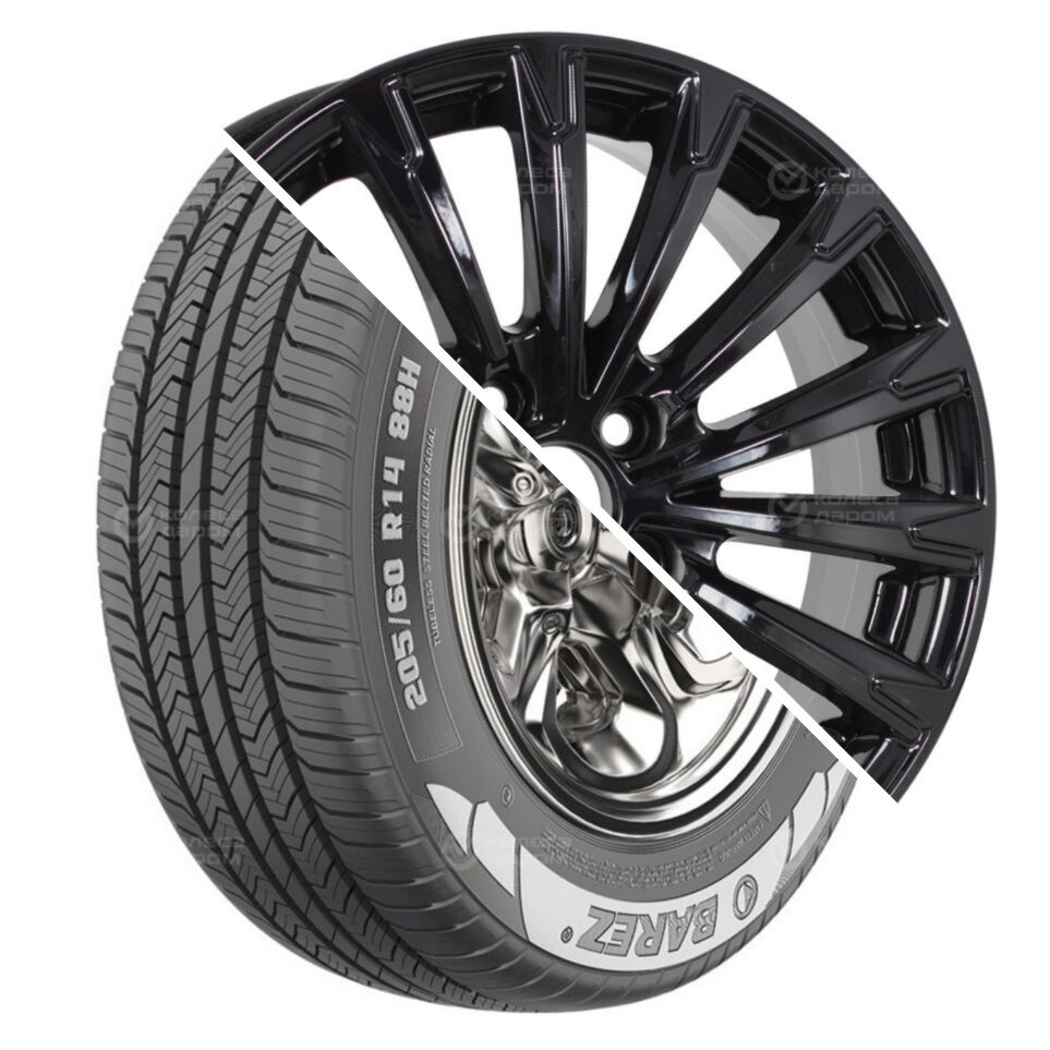 KDW Provide P610 R16 205/55 91V    () + KD1610 R16x6.5 4x100 ET50 CB60.1 Black_Painted  Provide P610 R16 205/55 91V     + KD1610 R16x6.5 4x100 ET50 CB60.1 Black_Painted