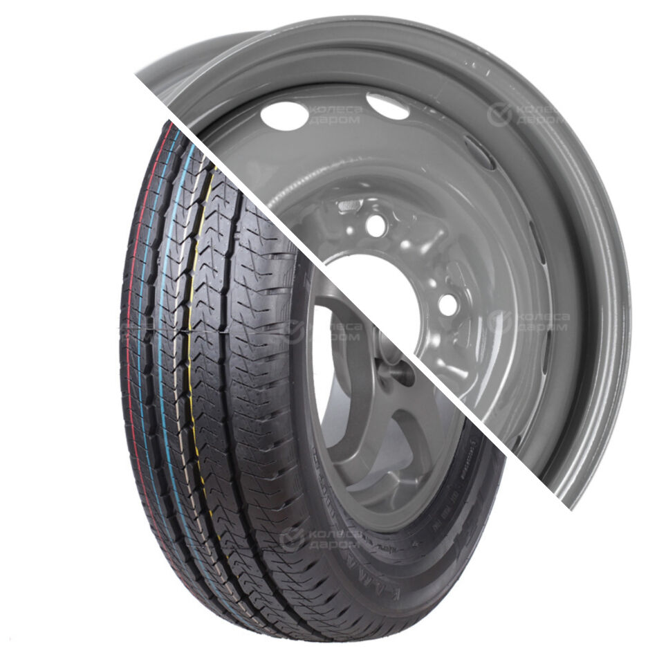 Кама EURO LCV 131 R16C 185/75 104/102N + ВАЗ 21214 R16x5 5x139.7 ET58 CB98 Grey без балансировки R16C 185/75 104/102N + R16x5 5x139.7 ET58 CB98 Grey без балансировки
