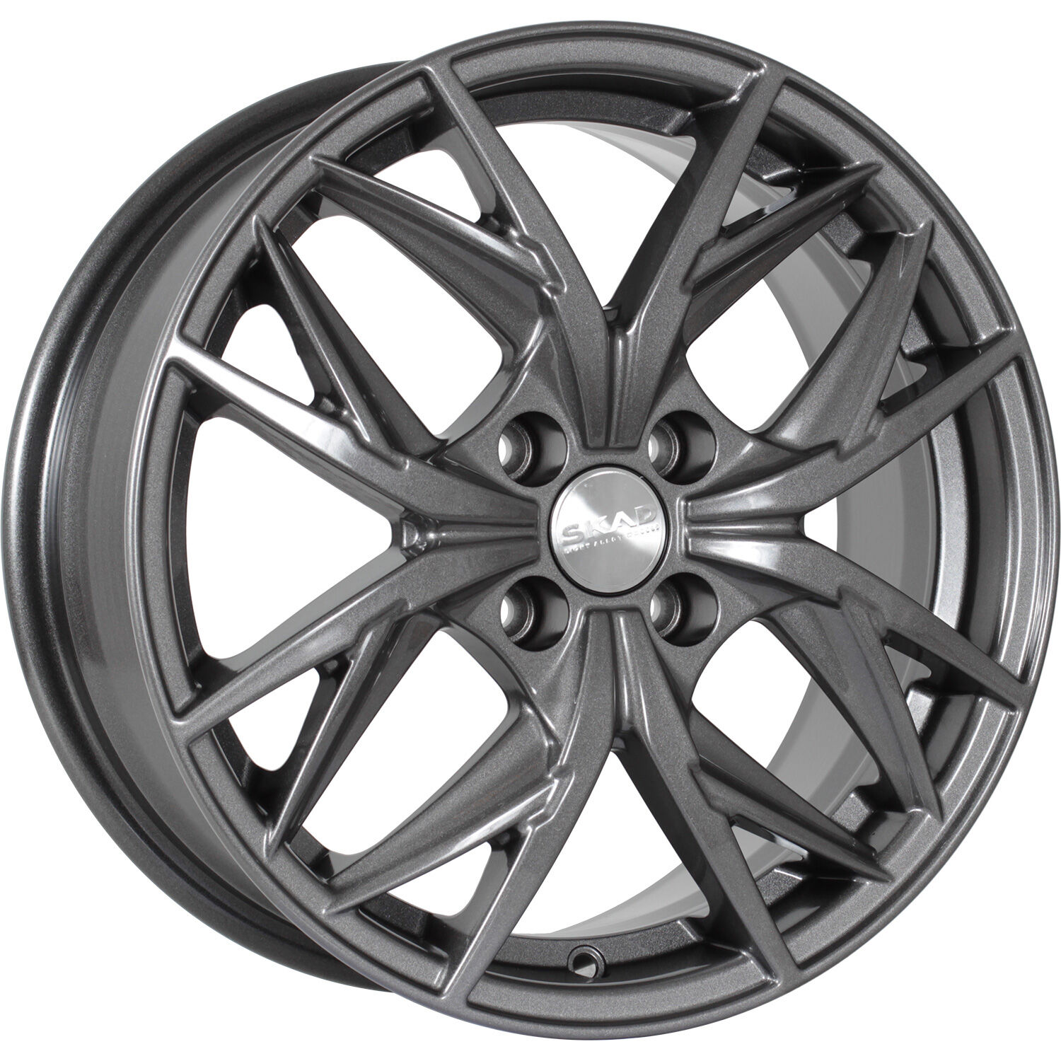 СКАД Асти R16x6.5 4x100 ET44 CB56.6 Graphite