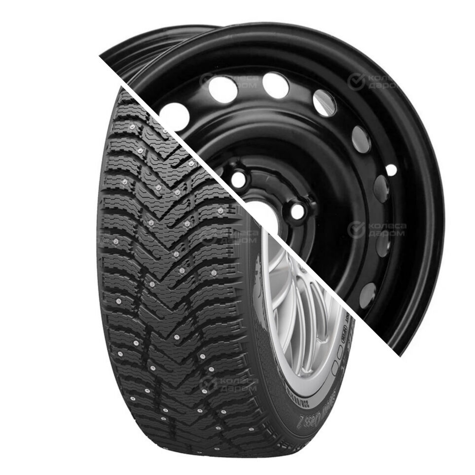 Trebl Snow Cross 2 R14 175/65 86T шип+53B35B_P TREBL (12 отверстий) R14x5.5 4x98 ET35 CB58.6 Black R14 175/65 86T шип+R14x5.5 4x98 ET35 CB58.6 Black