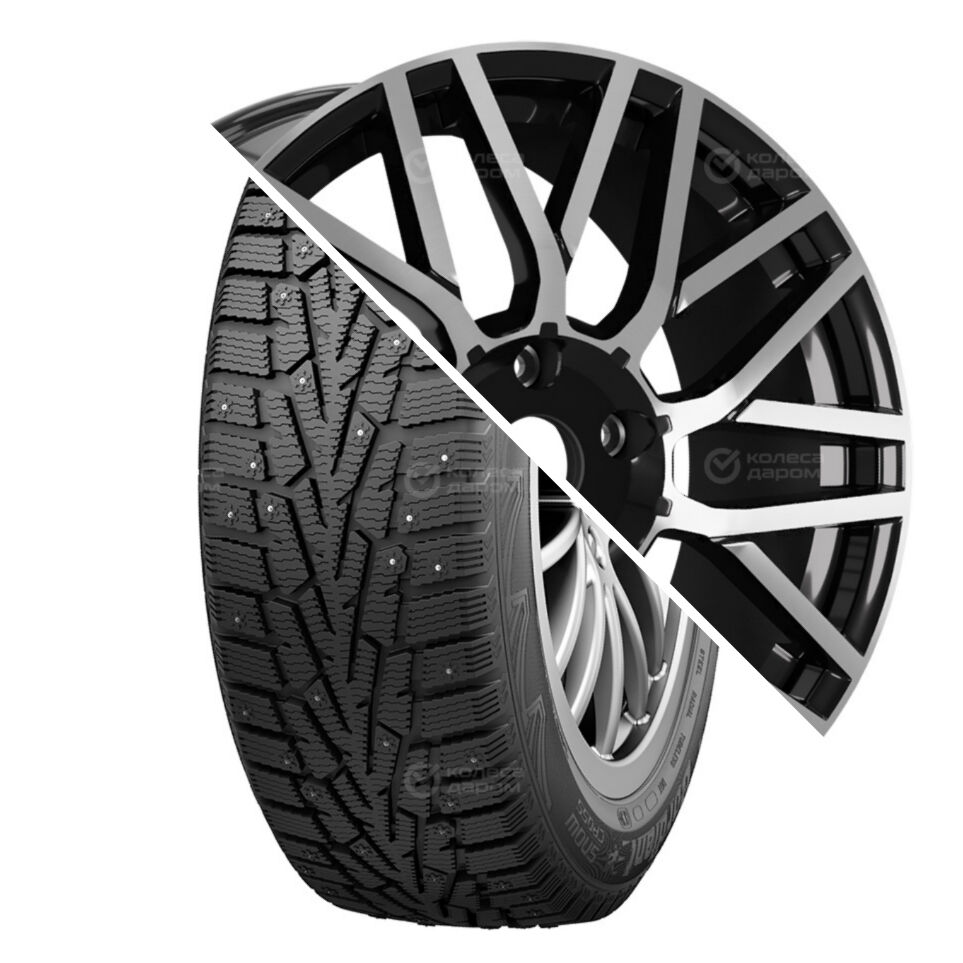 Cordiant Snow Cross R17 215/60 100T шип   () + 739 R17x6.5 4x100 ET40 CB60.1 BD  Snow Cross R17 215/60 100T шип    + 739 R17x6.5 4x100 ET40 CB60.1 BD