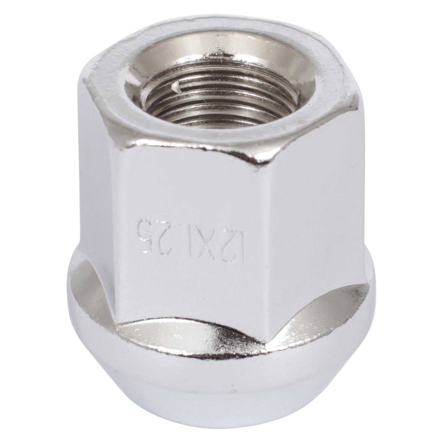 LS (Крепеж) LS (Крепеж) Гайка 12х1,25 25 конус/открытая 19мм хром 1806