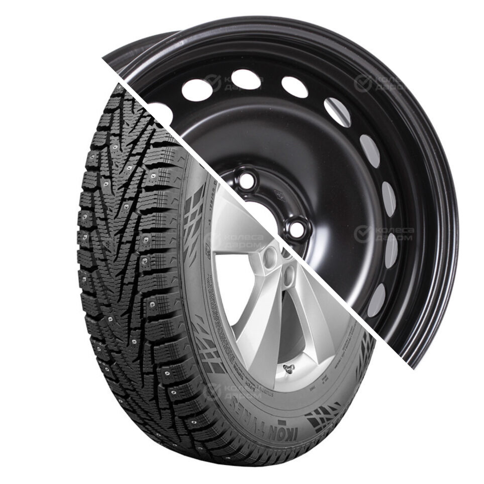 Accuride Nordman Character Ice 7 (Nordman 7) R15 185/65 92T шип XL+Логан 2 R15x6 4x100 ET40 CB60.1 Black R15 185/65 92T шип XL+R15x6 4x100 ET40 CB60.1 Black
