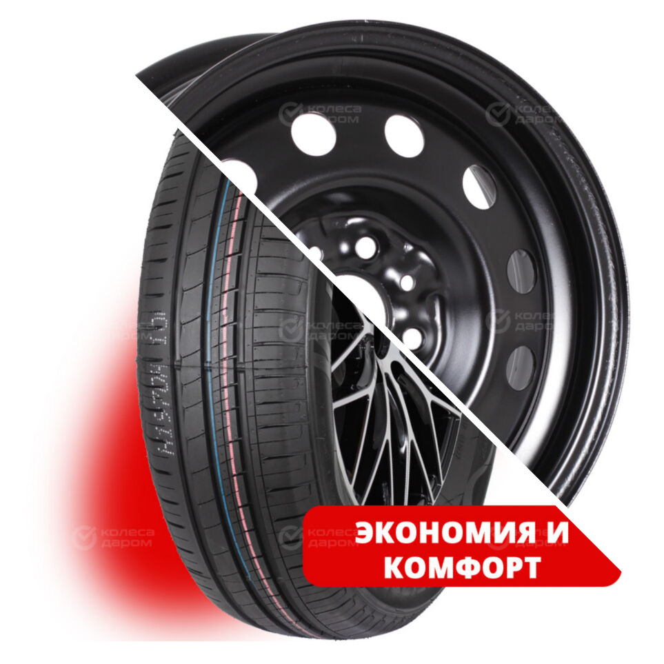 Comfort II R14 175/65 82H () + ВАЗ 2112 R14x5 4x98 ET35 CB58.6 Black Comfort II R14 175/65 82H + ВАЗ 2112 R14x5 4x98 ET35 CB58.6 Black
