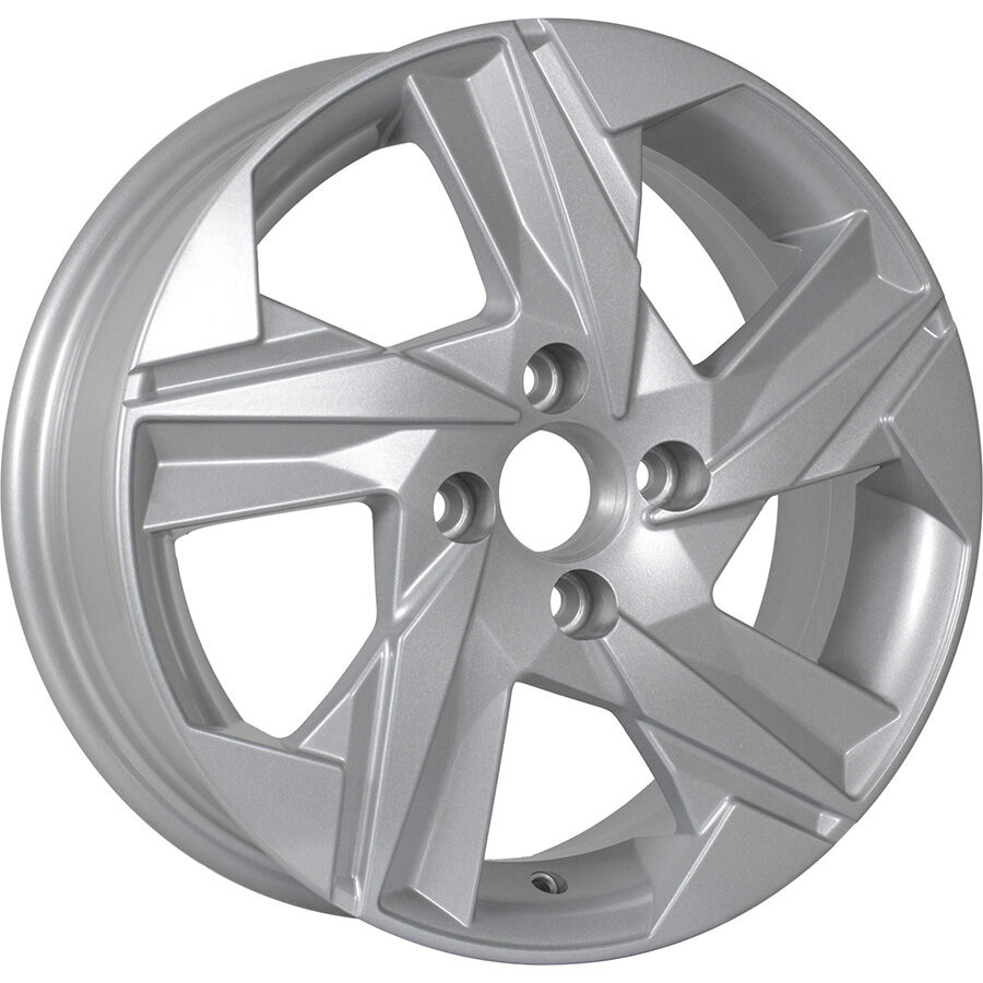 KDW KD1520 R15x6 4x100 ET46 CB54.1 Light_Silver_Painted (Мятый обод)***