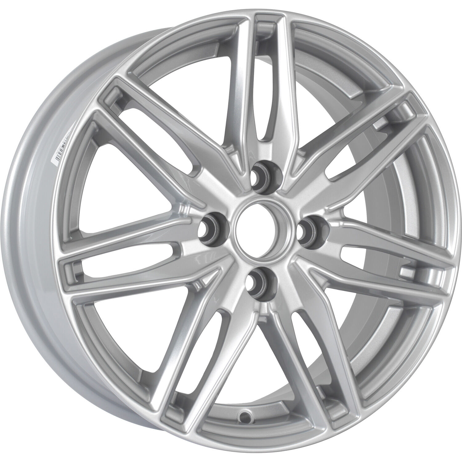 KDW KD1570 R15x6 4x100 ET37 CB60.1 Silver_Painted
