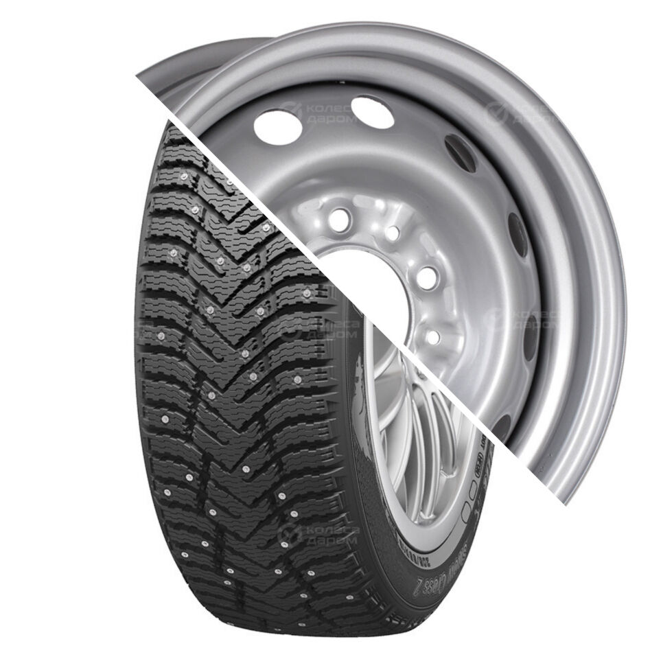 Accuride Snow Cross 2 R15 185/60 88T шип   () + ВАЗ 21230 Нива R15x6 5x139.7 ET40 CB98.6 Silver  Snow Cross 2 R15 185/60 88T шип    + ВАЗ 21230 Нива R15x6 5x139.7 ET40 CB98.6 Silver