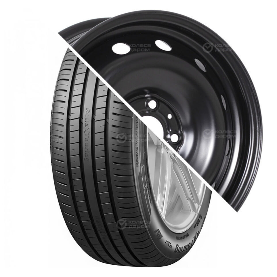 Triangle TE307 ReliaX R15 185/65 88H    () + 15009 R15x6 4x100 ET50 CB60.1 Black  TE307 ReliaX R15 185/65 88H     + 15009 R15x6 4x100 ET50 CB60.1 Black