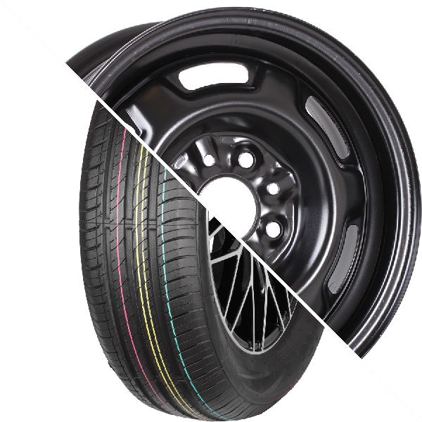 Accuride NA1 R13 175/70 82T    () + ВАЗ 2108 R13x5 4x98 ET35 CB58.6 Black  NA1 R13 175/70 82T     + ВАЗ 2108 R13x5 4x98 ET35 CB58.6 Black
