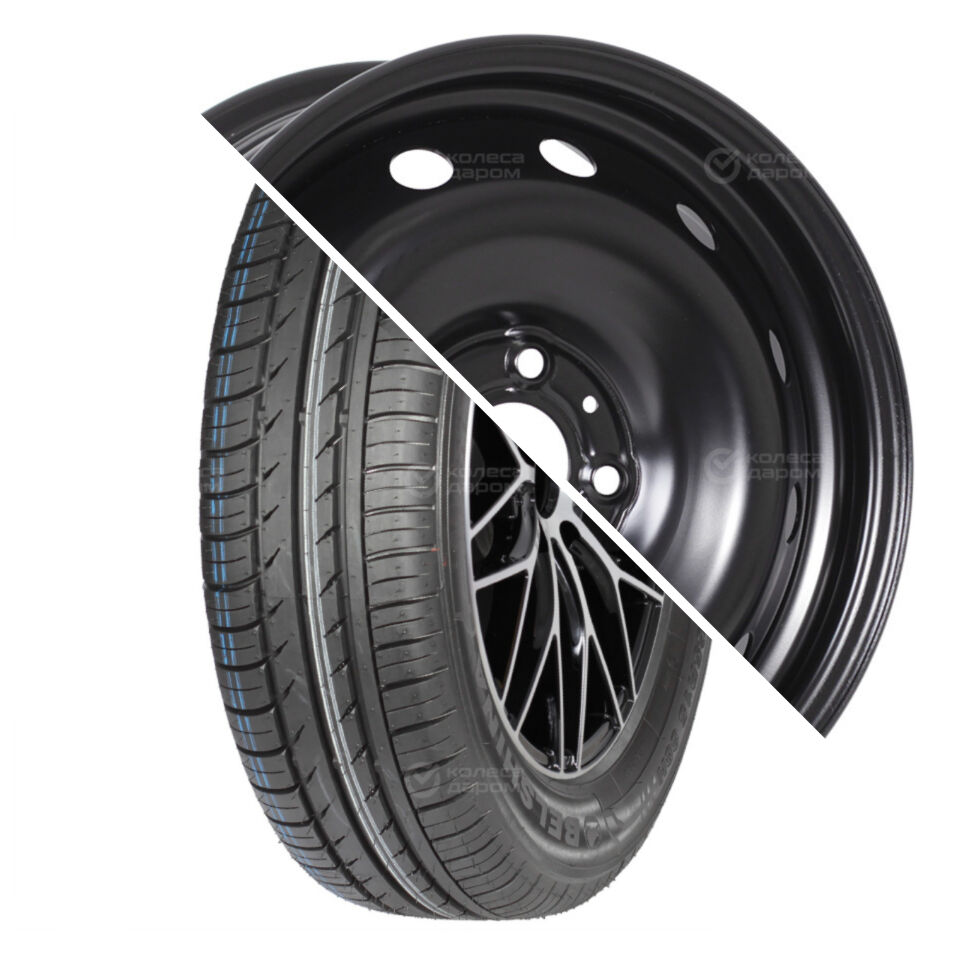 Белшина BEL-280 Artmotion R15 185/65 88H    () + 15009 R15x6 4x100 ET50 CB60.1 Black  BEL-280 Artmotion R15 185/65 88H     + 15009 R15x6 4x100 ET50 CB60.1 Black