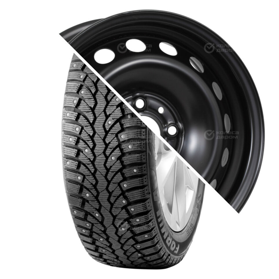 Accuride Ice R14 185/60 82T шип () + ВАЗ 2170 (16 отверстий) R14x5.5 4x98 ET35 CB58.6 Black Ice R14 185/60 82T шип + ВАЗ 2170 (16 отверстий) R14x5.5 4x98 ET35 CB58.6 Black