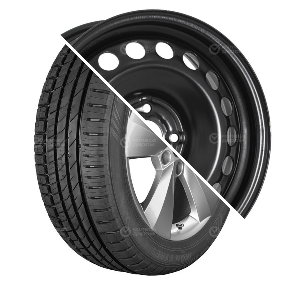 Character Eco (Nordman SX3) R15 195/55 89H XL + X40021 TREBL R15x6 4x98 ET35 CB58.6 Black R15 195/55 89H XL + R15x6 4x98 ET35 CB58.6 Black