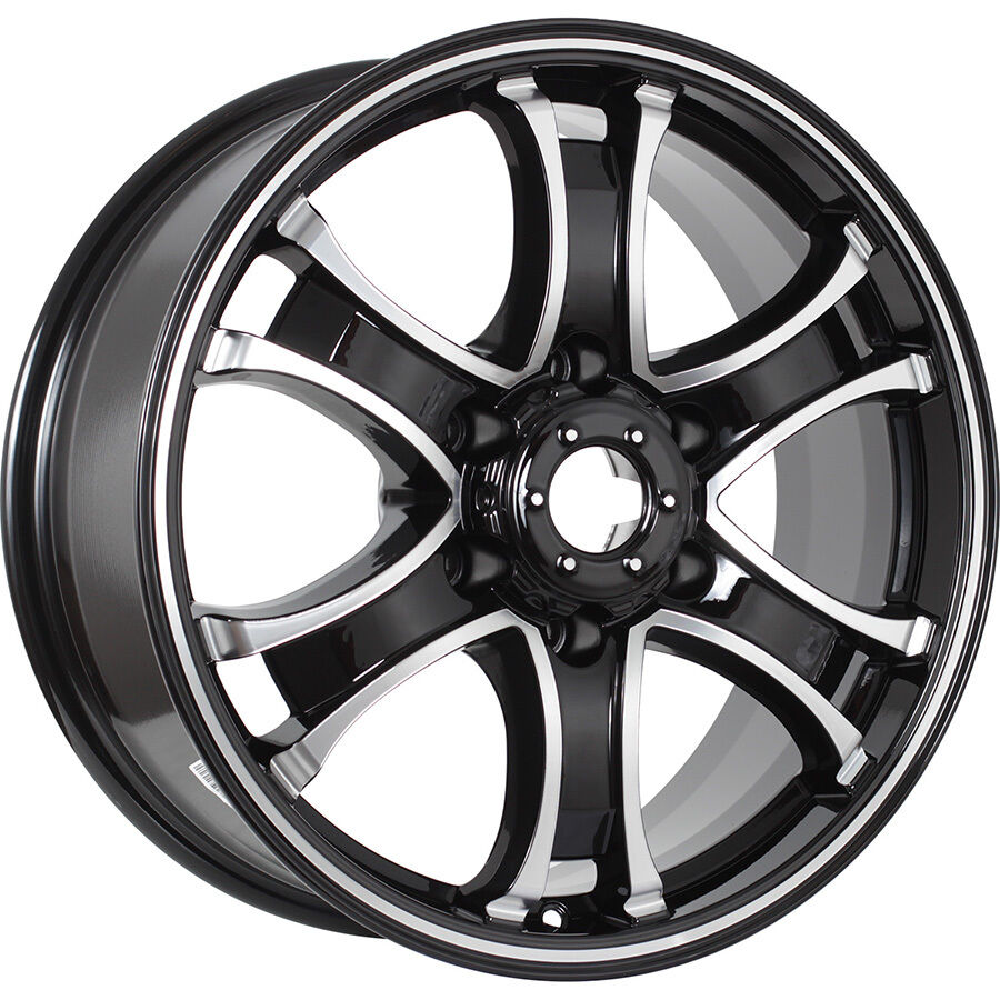 КиК Балеар-оригинал (КС727) R18x7.5 6x139.7 ET33 CB100.1 Almaz_black (Мятый обод)*