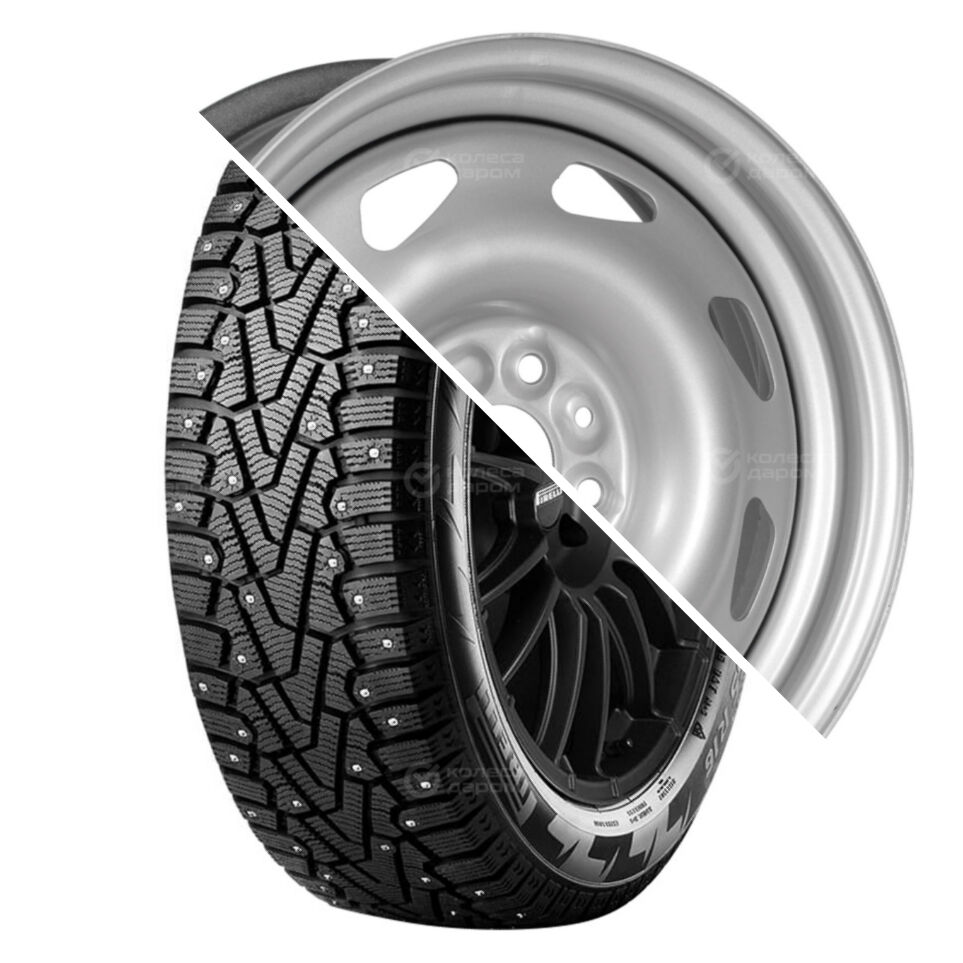 ТЗСК Winter Ice Zero R15 195/65 95T шип XL   () + Lada Granta R15x6 4x98 ET35 CB58.6 Silver  Winter Ice Zero R15 195/65 95T шип XL    + Lada Granta R15x6 4x98 ET35 CB58.6 Silver