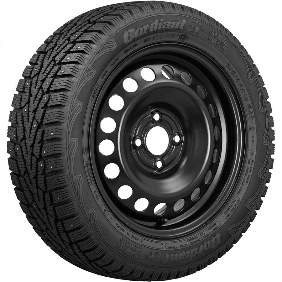 Snow Cross 2 R15 185/60 88T шип   () + 64H38DP R15x6 5x100 ET38 CB57.1 Black  Snow Cross 2 R15 185/60 88T шип    + 64H38DP R15x6 5x100 ET38 CB57.1 Black