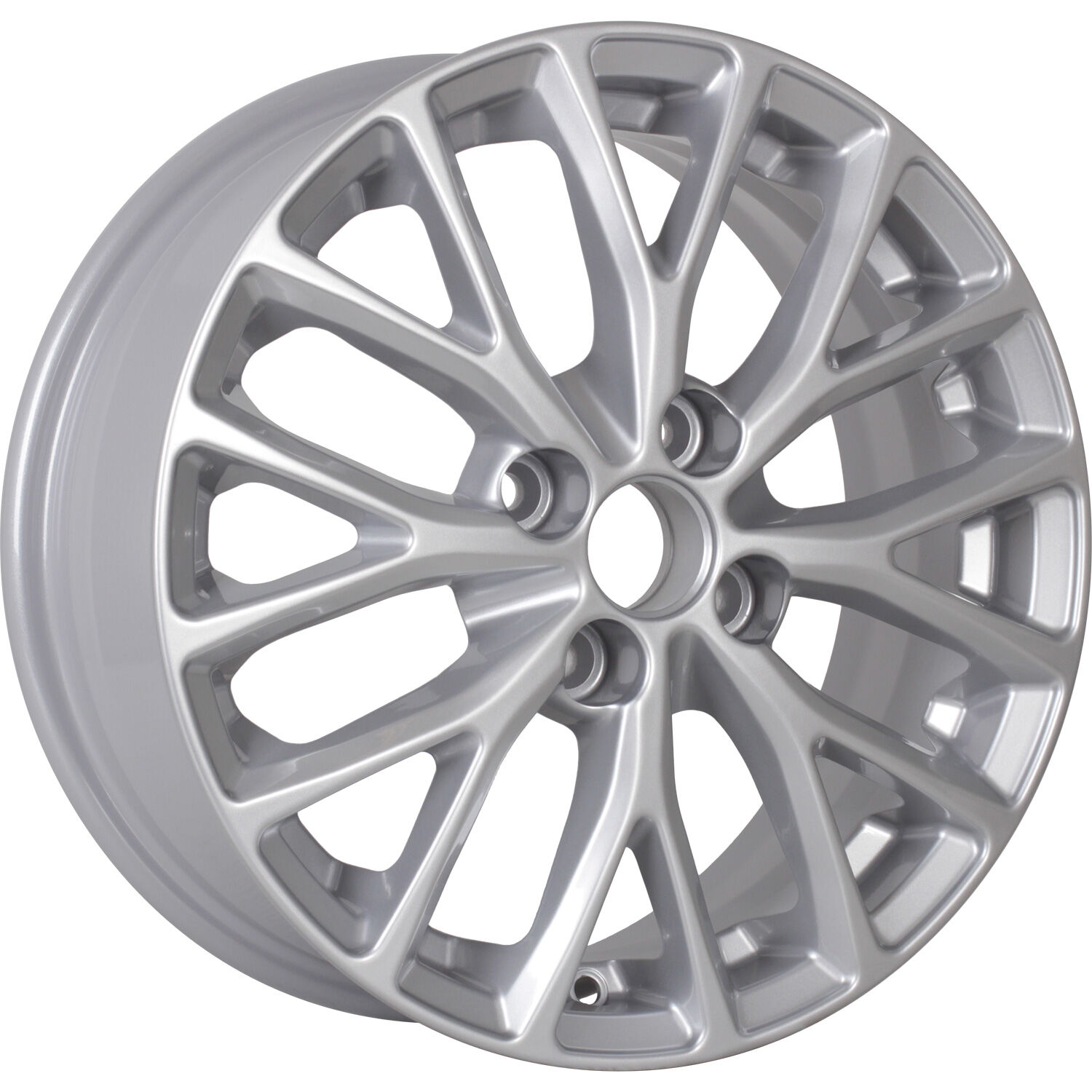 KDW KD1545 (15_Rio II) R15x6 4x100 ET46 CB54.1 Silver_Painted