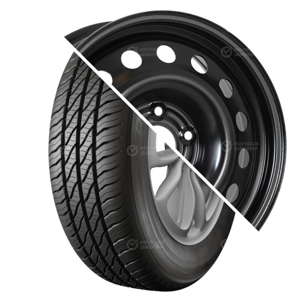 Кама 365 (НК-241) R16 205/55 91H    () + Skoda Octavia R16x6.5 5x112 ET50 CB57.1 Black  365 (НК-241) R16 205/55 91H     + Skoda Octavia R16x6.5 5x112 ET50 CB57.1 Black
