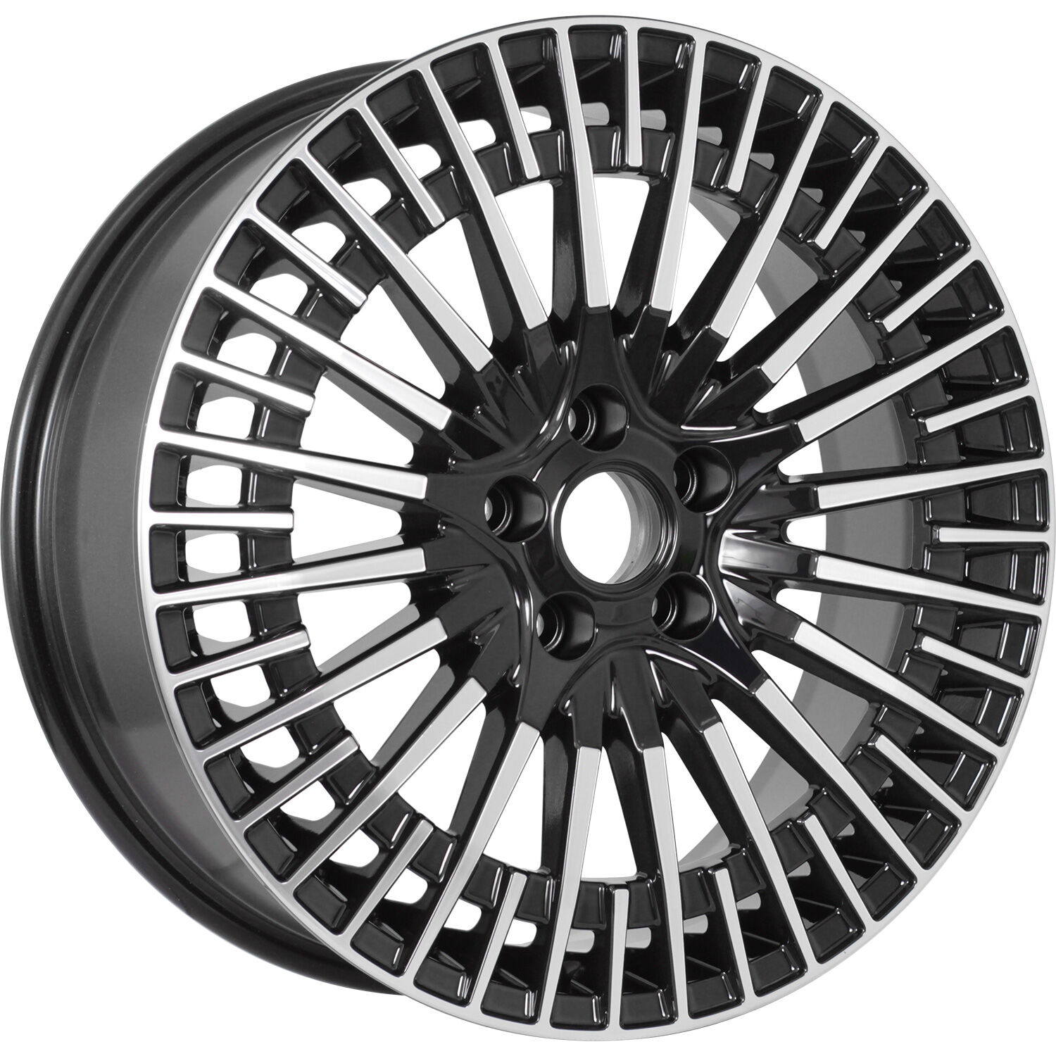 KDW KD1820 R18x7 5x114.3 ET48 CB54.1 Black_Front_Polished (Мятый обод)***