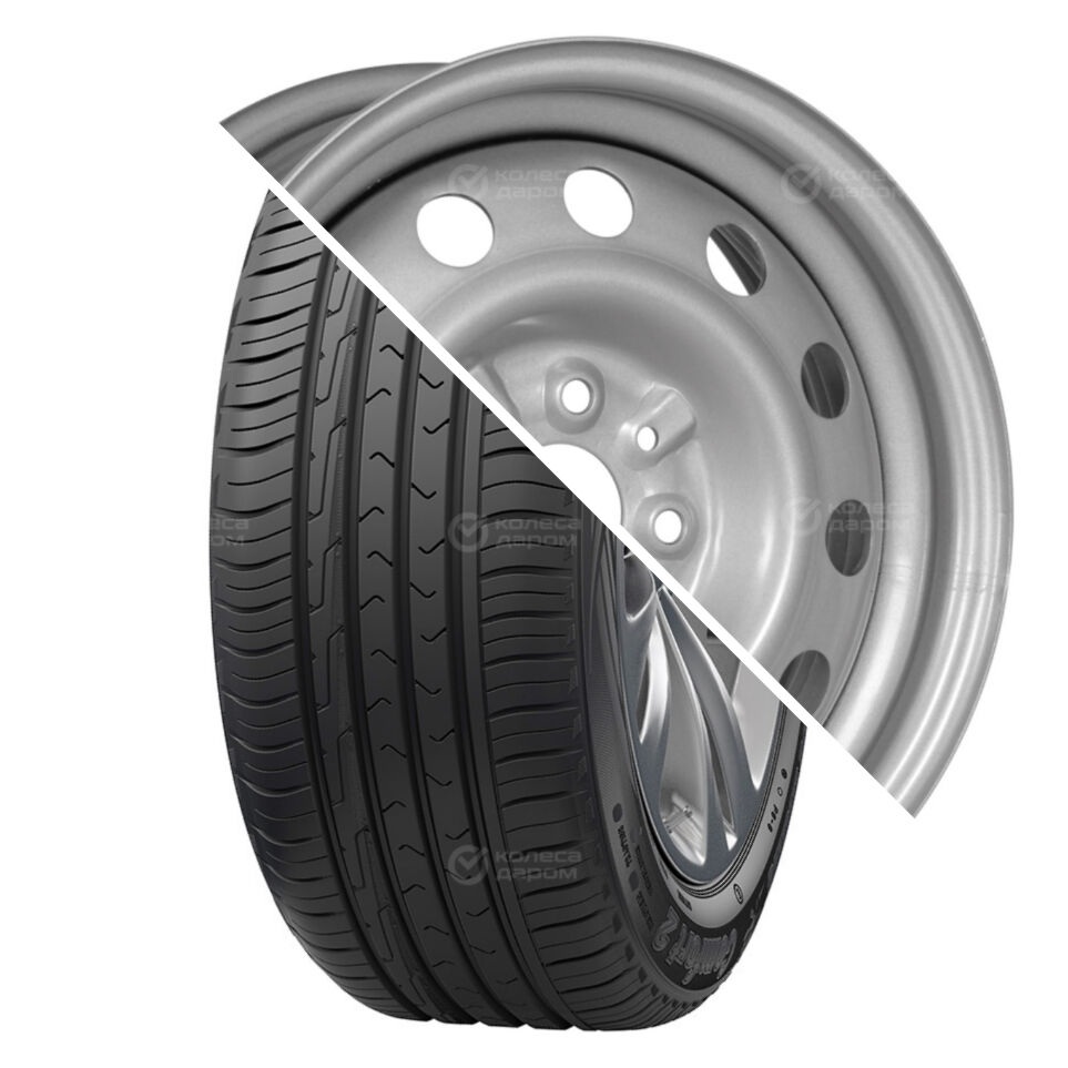 Trebl Comfort 2 R14 175/65 86H + 53B35B TREBL (12 отверстий) R14x5.5 4x98 ET35 CB58.6 Silver R14 175/65 86H + R14x5.5 4x98 ET35 CB58.6 Silver
