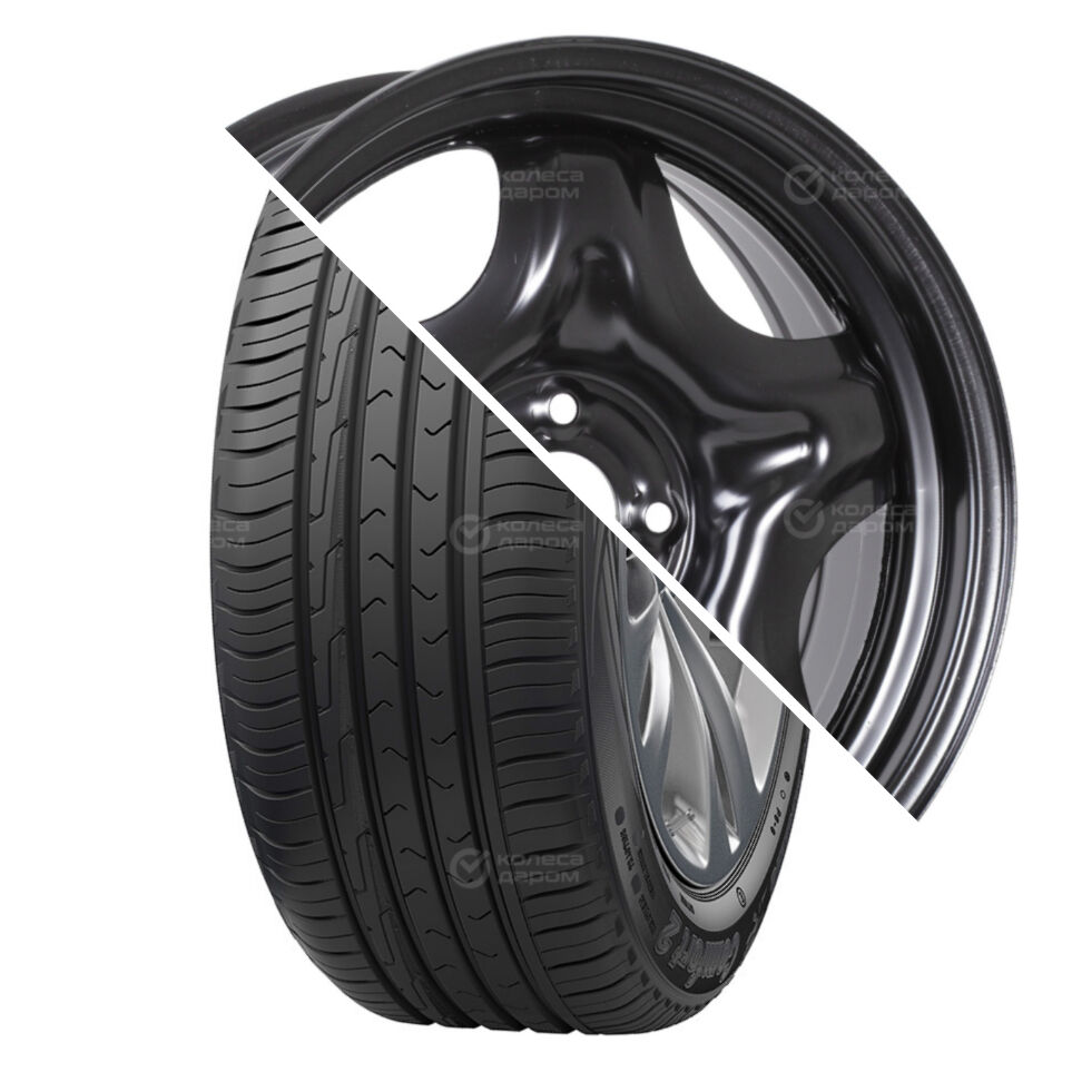 Comfort 2 R16 205/55 94V + Lada Vesta R16x6.5 4x100 ET50 CB60.1 Black R16 205/55 94V + R16x6.5 4x100 ET50 CB60.1 Black