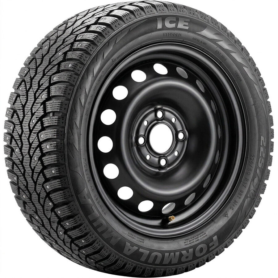 Formula Ice R14 175/65 82T шип +ВАЗ 2170 (16 отверстий) R14x5.5 4x98 ET35 CB58.6 Black R14 175/65 82T шип +R14x5.5 4x98 ET35 CB58.6 Black