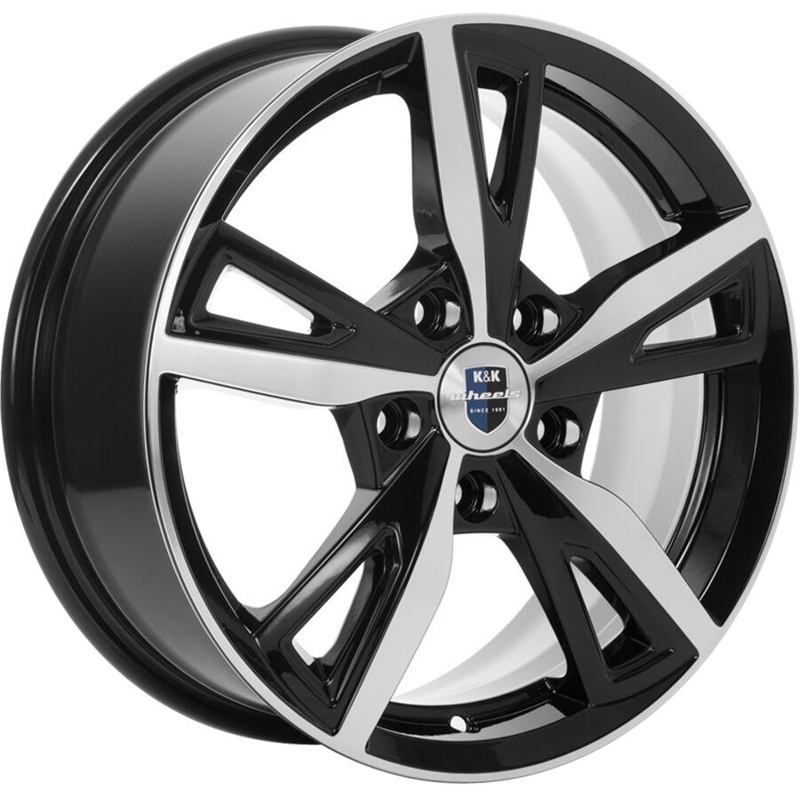 КиК Фишт-оригинал (КС690) R16x6.5 5x108 ET52.5 CB63.35 Almaz_black