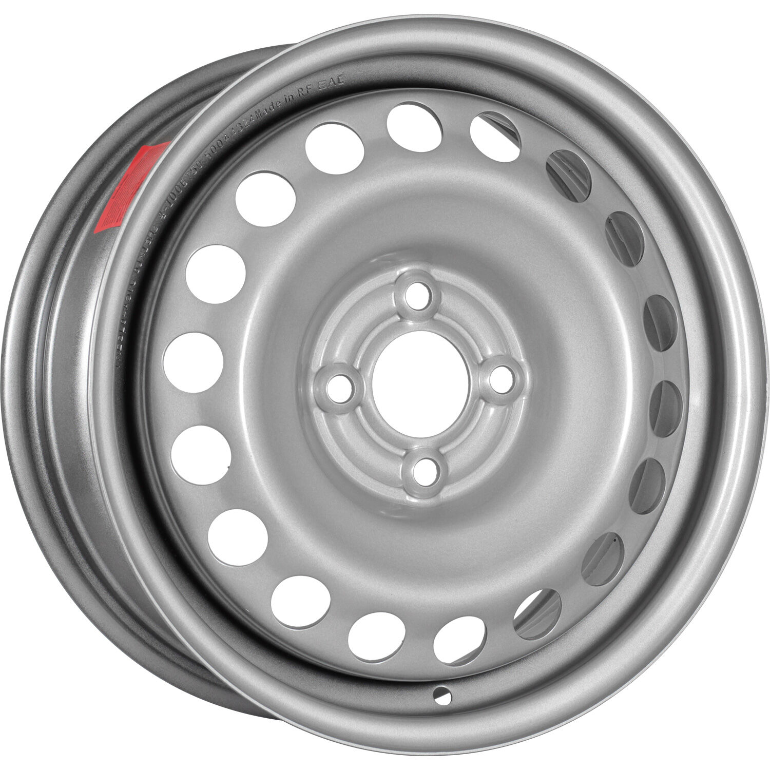 Trebl 64A50CP R15x6 4x100 ET50 CB60.1 Silver