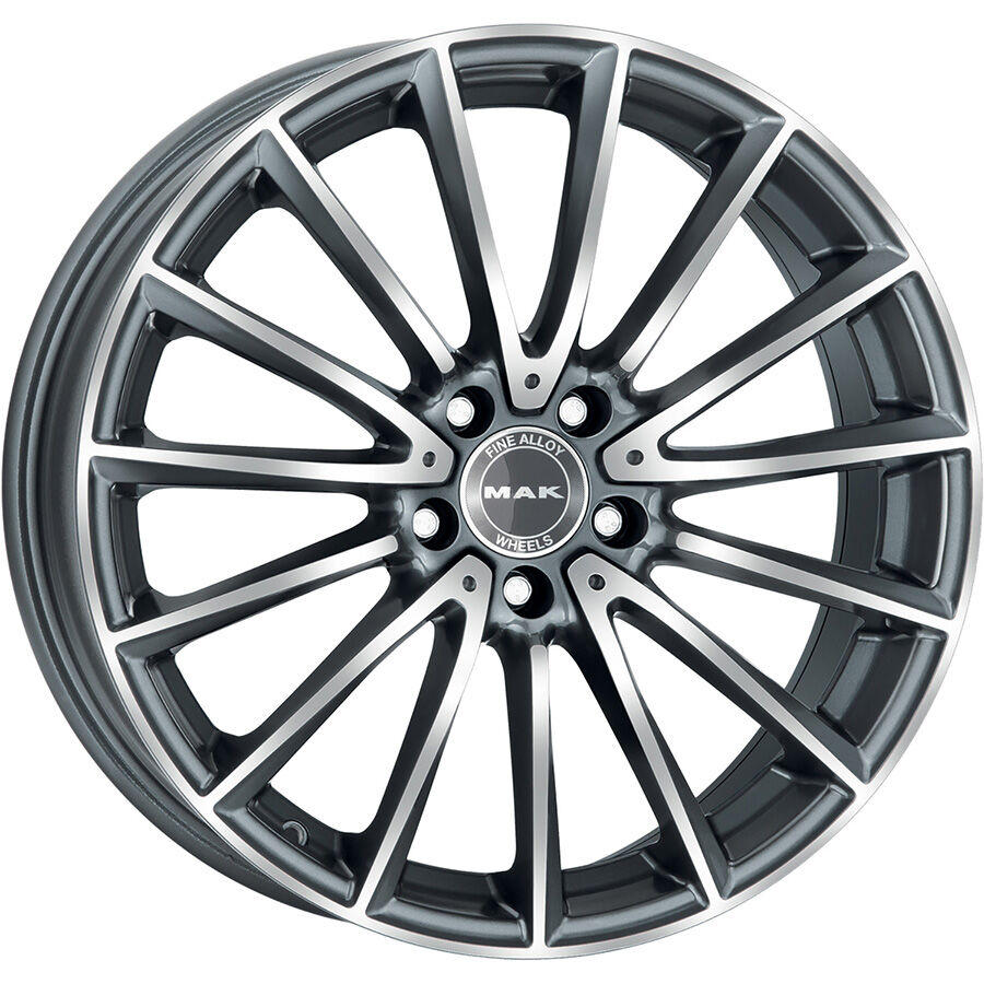 MAK Komet R18x8 5x112 ET43 CB66.6 Gun_met_mirror_face
