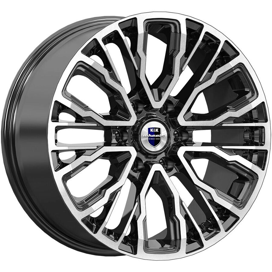 КиК Кортес R19x8.5 6x139.7 ET24 CB77.9 Almaz_black