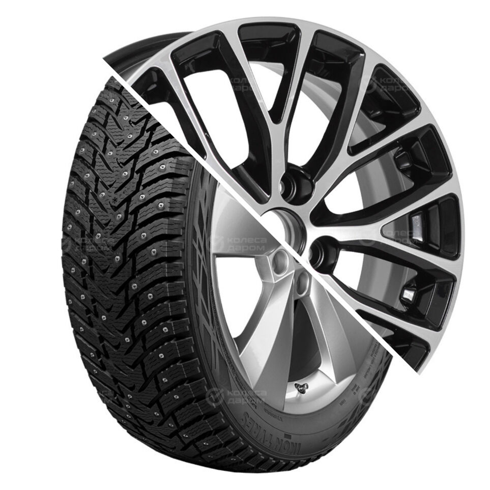 Character Ice 8 (Nordman 8) 185/65 R 15 92T шип XL   () + КС782 (15_Rio II) R15x6 4x100 ET46 CB54.1  Character Ice 8 (Nordman 8) 185/65 R 15 92T шип XL    + КС782 (15_Rio II) R15x6 4x100 ET46 CB54.1 Al