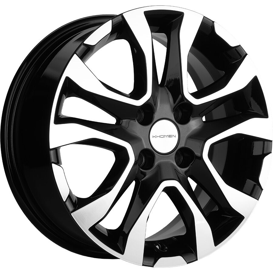 KHOMEN KHW1503 (Logan/Sandero) R15x6 4x100 ET40 CB60.1 Black_FP