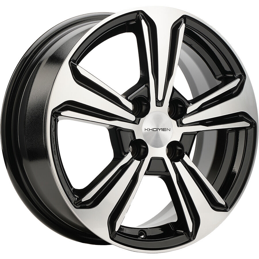 KHOMEN KHW1502 (15_Solaris I) R15x6 4x100 ET48 CB54.1 Black_FP