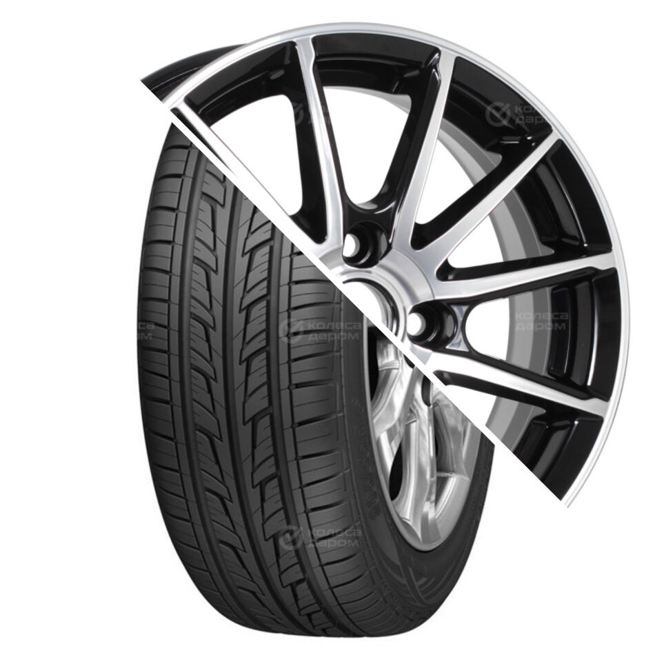 Cordiant Road Runner R14 185/60 82H    () + Квант R14x5.5 4x98 ET35 CB58.5 Almaz_black  Road Runner R14 185/60 82H     + Квант R14x5.5 4x98 ET35 CB58.5 Almaz_black