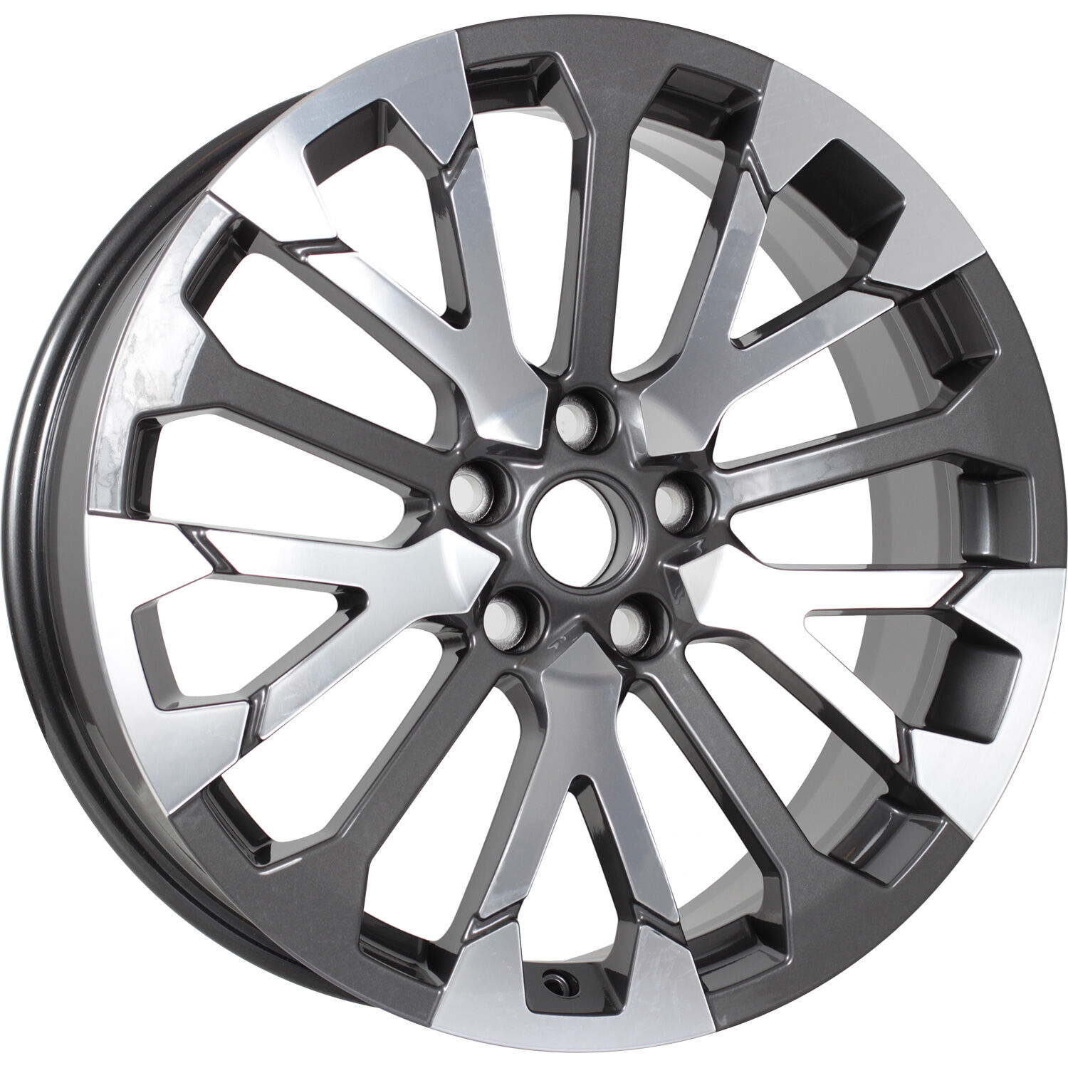 СКАД Premium Series КР003 (19_Haval F7) R19x7.5 5x114.3 ET40 CB64.1 Diamond_gloss_graphite (Скол на ободе)*
