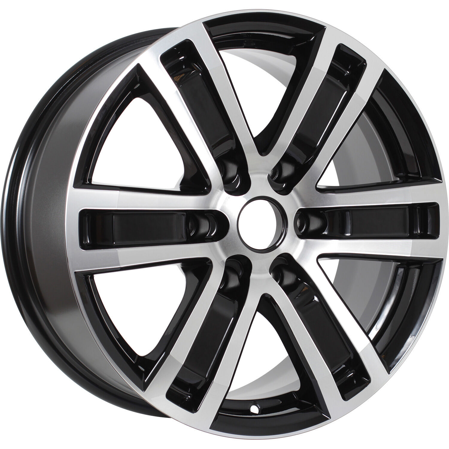 КиК R7-Рольф оригинал R17x7.5 6x139.7 ET25 CB106.1 Almaz_black (Мятый обод)*