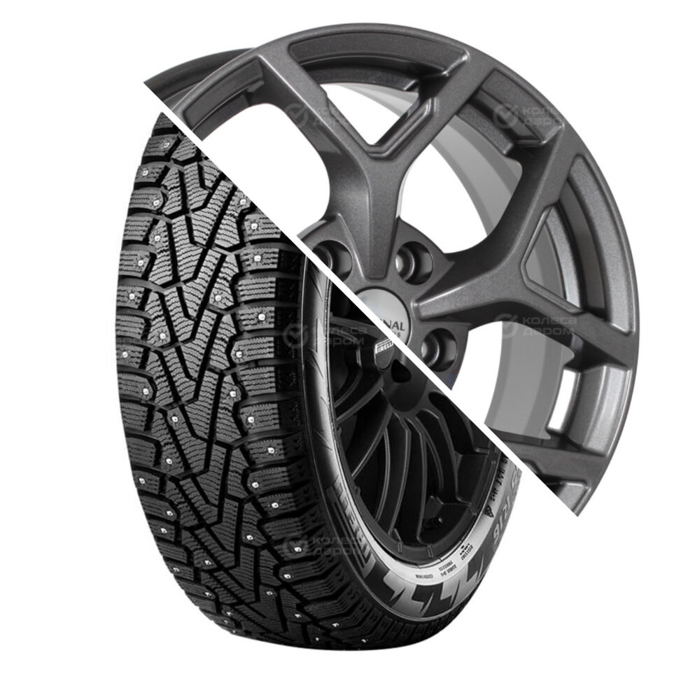 СКАД Winter Ice Zero R16 205/60 96T шип XL   () + KL-368 R16x6.5 5x114.3 ET50 CB67.1 Graphite  Winter Ice Zero R16 205/60 96T шип XL    + KL-368 R16x6.5 5x114.3 ET50 CB67.1 Graphite
