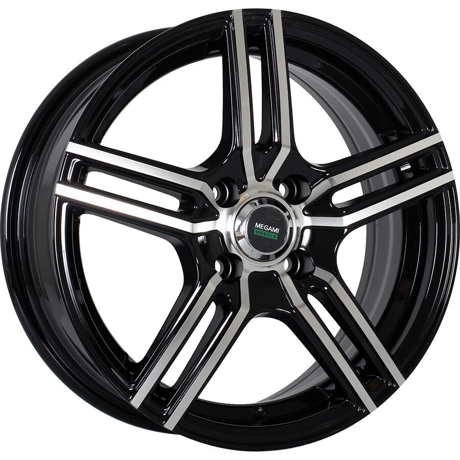Megami MGM-1 R14x5.5 4x98 ET35 CB58.6 BKF (Дефект ЛКП)*