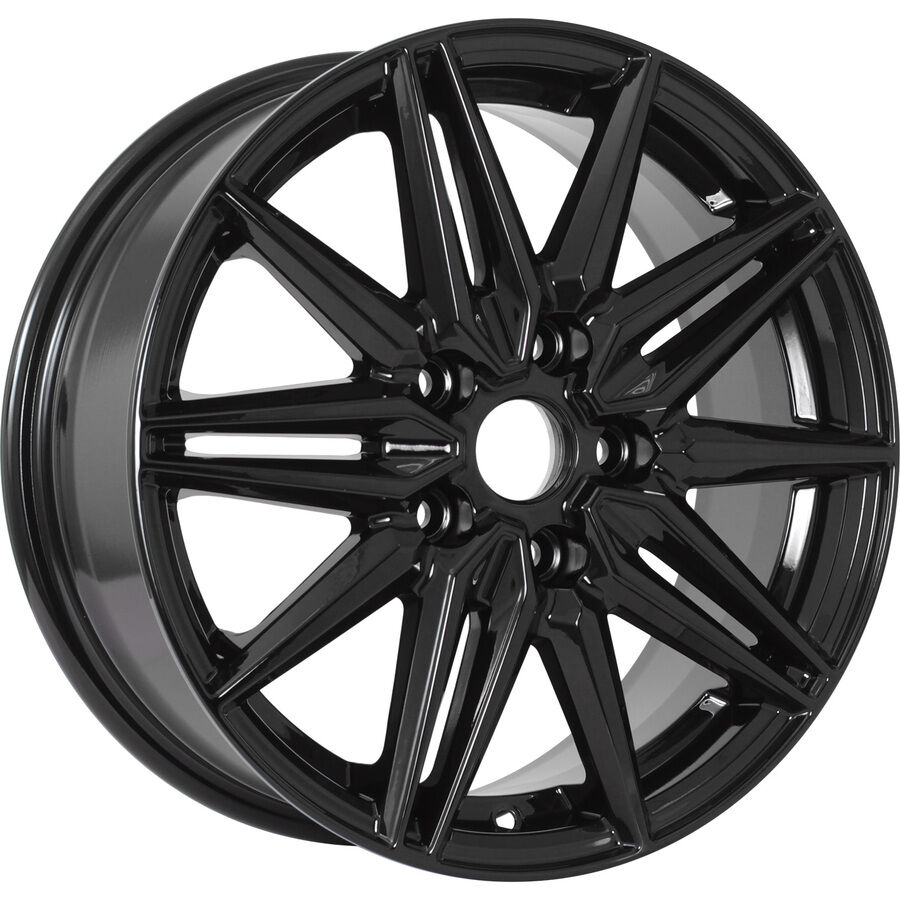 KDW KD1670 R16x6.5 4x100 ET41 CB60.1 Black_Painted