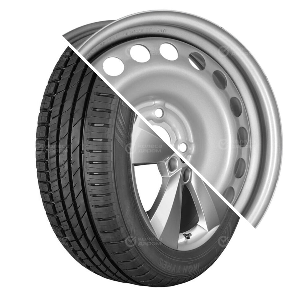 Character Eco (Nordman SX3) R15 195/55 89H XL + X40021P R15x6 4x98 ET35 CB58.6 Silver R15 195/55 89H XL + R15x6 4x98 ET35 CB58.6 Silver