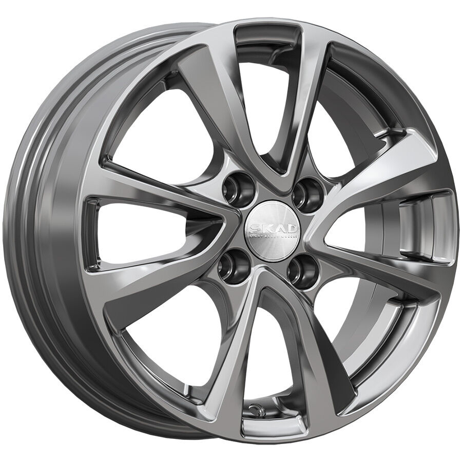 СКАД Ницца R14x5.5 4x98 ET35 CB58.6 Graphite (Мятый обод)*