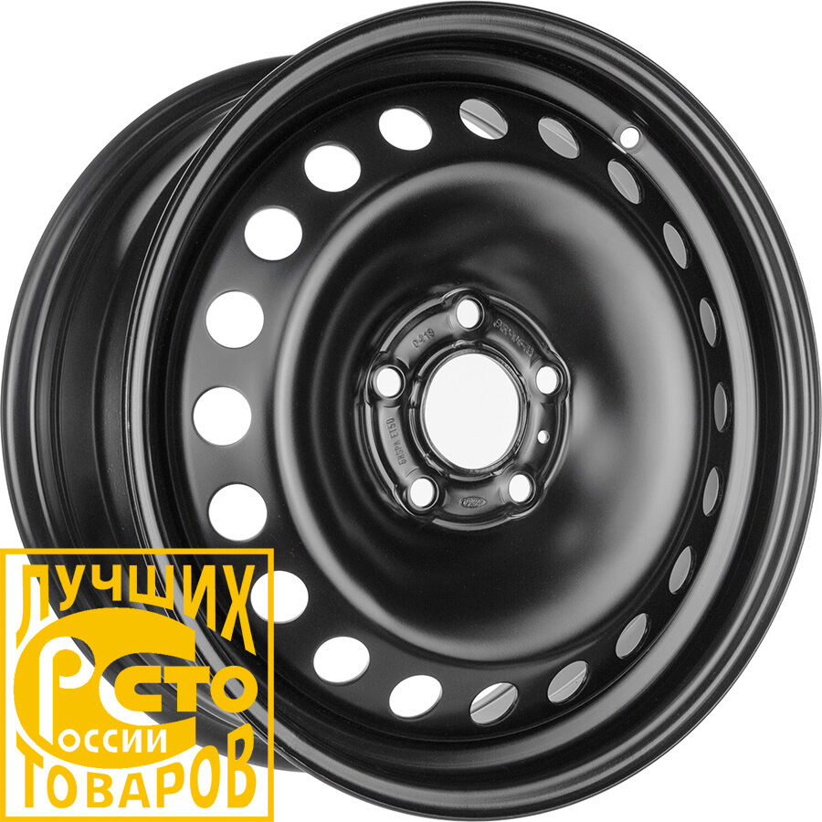 Magnetto 16009 (16004) R16x6.5 5x108 ET50 CB63.3 Black (Дефект ЛКП + Мятый обод)**
