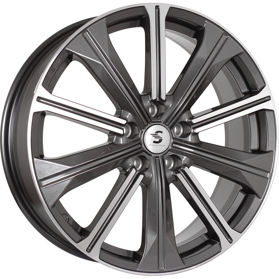 СКАД Premium Series КР013 (19_CX-5) R19x7 5x114.3 ET45 CB67.1 Diamond_gloss_graphite (Мятый обод)*