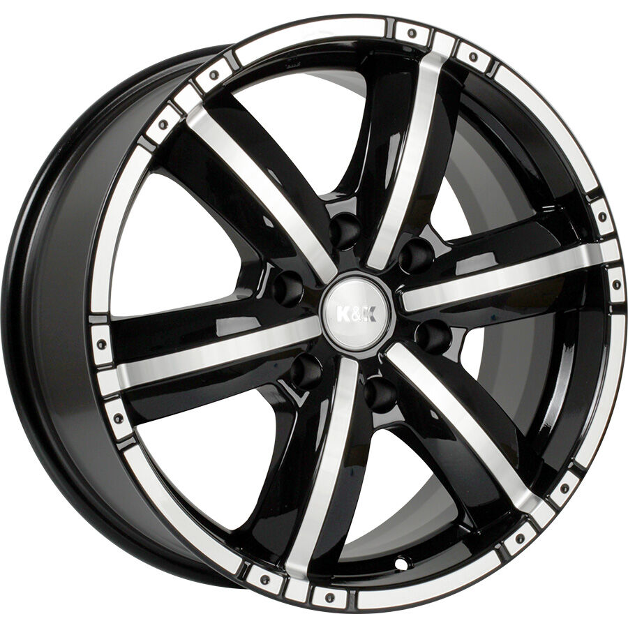 КиК Окинава-оригинал R17x7.5 6x139.7 ET30 CB106.1 Almaz_black
