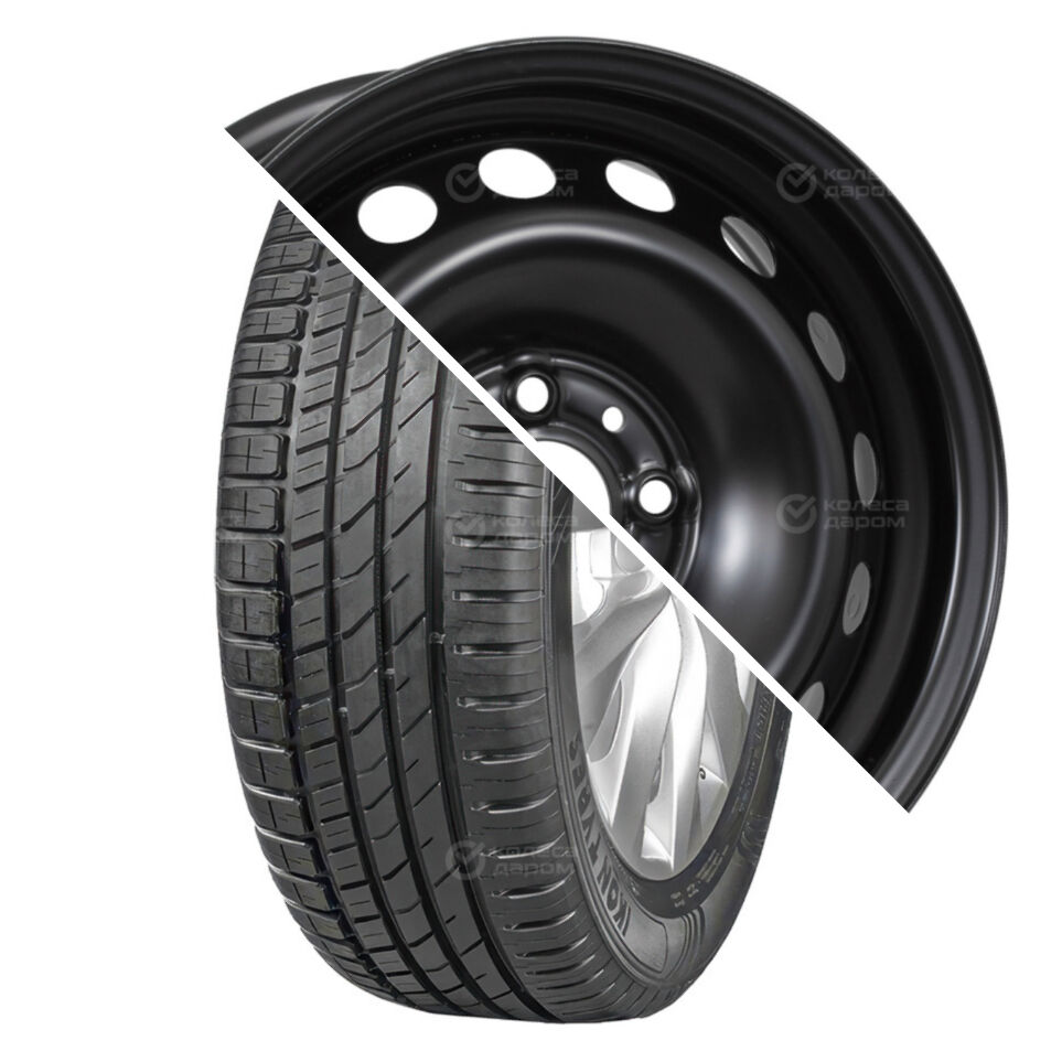 Accuride Character Eco (Nordman SX3) R14 185/60 82T () + ВАЗ 2170 (16 отверстий) R14x5.5 4x98 ET35 CB58.6 Character Eco (Nordman SX3) R14 185/60 82T + ВАЗ 2170 (16 отверстий) R14x5.5 4x98 ET35 CB58.6 Bl
