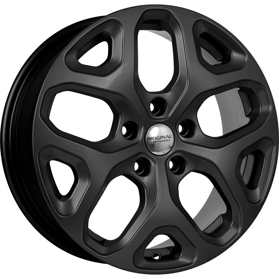 СКАД KL-307 R17x6.5 5x114.3 ET48 CB67.1 Black_barhat (Следы монтажа)*